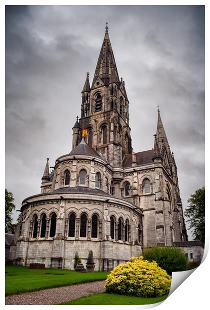 Saint Fin Barre Cathedral in Cork Print by Artur Bogacki