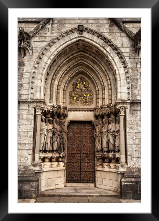 Saint Fin Barre Cathedral in Cork Framed Mounted Print by Artur Bogacki