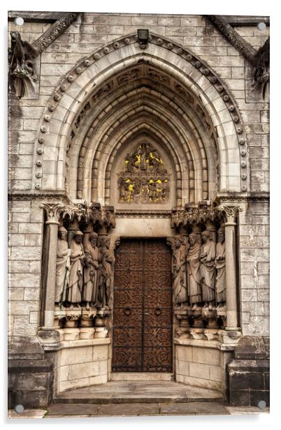Saint Fin Barre Cathedral in Cork Acrylic by Artur Bogacki