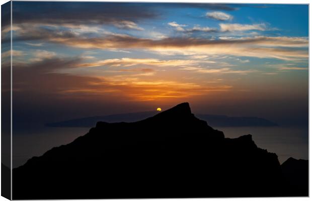 Canary Islands at Sunset Canvas Print by Artur Bogacki