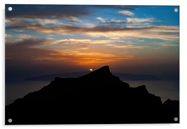 Canary Islands at Sunset Acrylic by Artur Bogacki