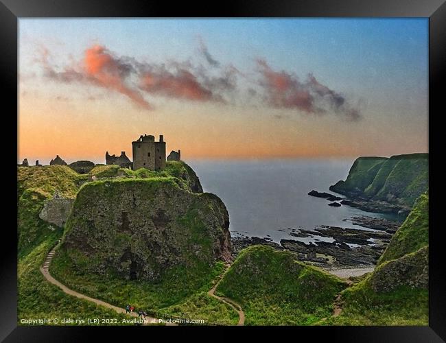 dunnottar castle Framed Print by dale rys (LP)