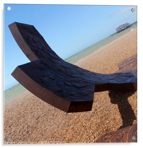 Brighton's Iconic West Pier Vista Acrylic by Carnegie 42