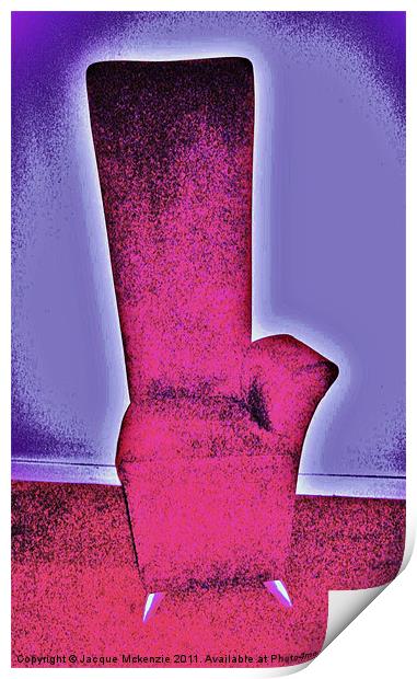THE TALL CHAIR Print by Jacque Mckenzie