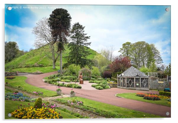 Carlisle Park Morpeth, landscape  Acrylic by Aimie Burley