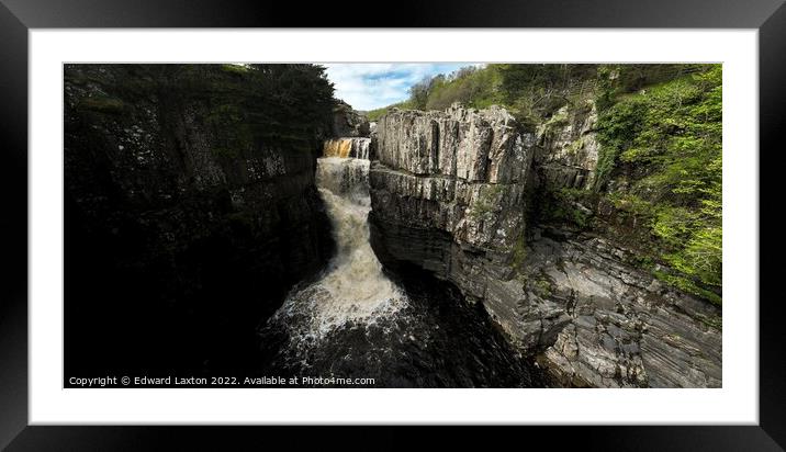 High Force Framed Mounted Print by Edward Laxton