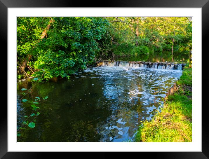 River Mole Leatherhead Framed Mounted Print by Clive Eariss