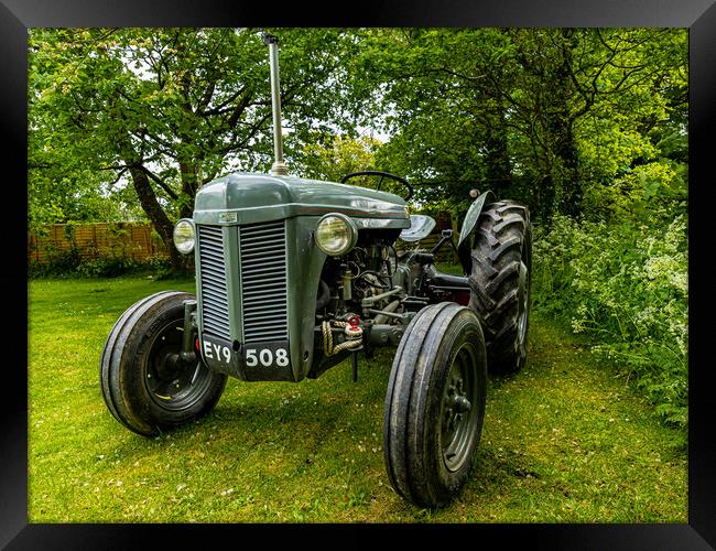 Ferguson T20 Tractor.  Framed Print by Colin Allen