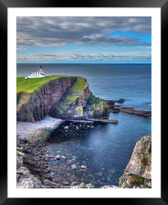 Stoer Lighthouse Sutherland Scottish Highlands Framed Mounted Print by OBT imaging