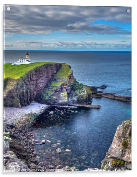 Stoer Lighthouse Sutherland Scottish Highlands Acrylic by OBT imaging