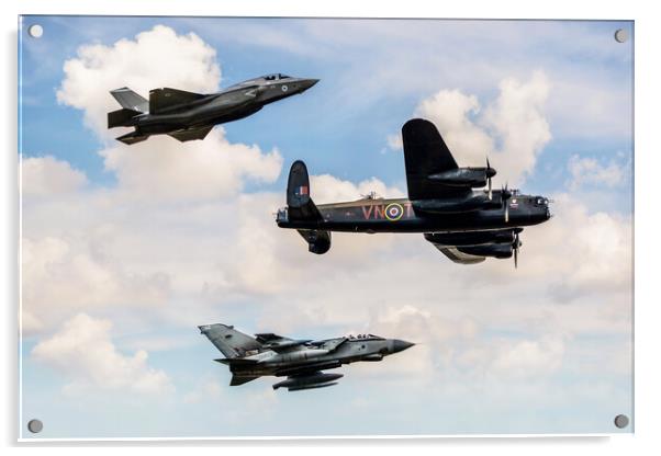 617 Squadron - Gibson Formation Acrylic by J Biggadike