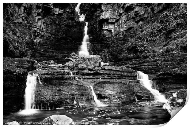 Mill gill force near Askrigg 722 Print by PHILIP CHALK