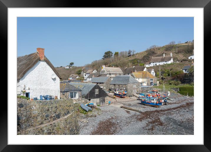 Cadgwith, Cornwall  Framed Mounted Print by Graham Custance