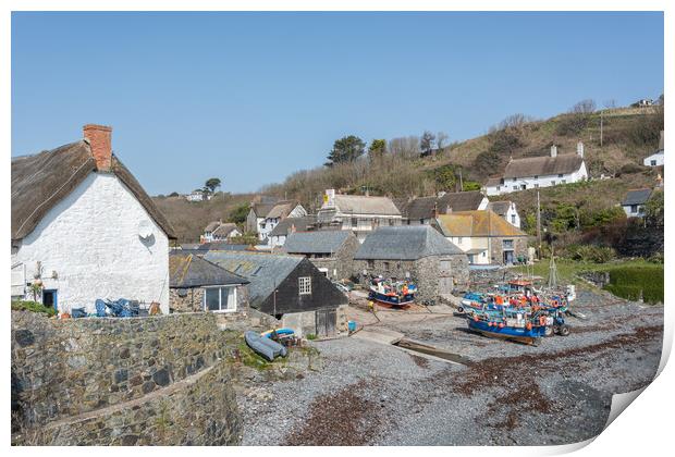 Cadgwith, Cornwall  Print by Graham Custance
