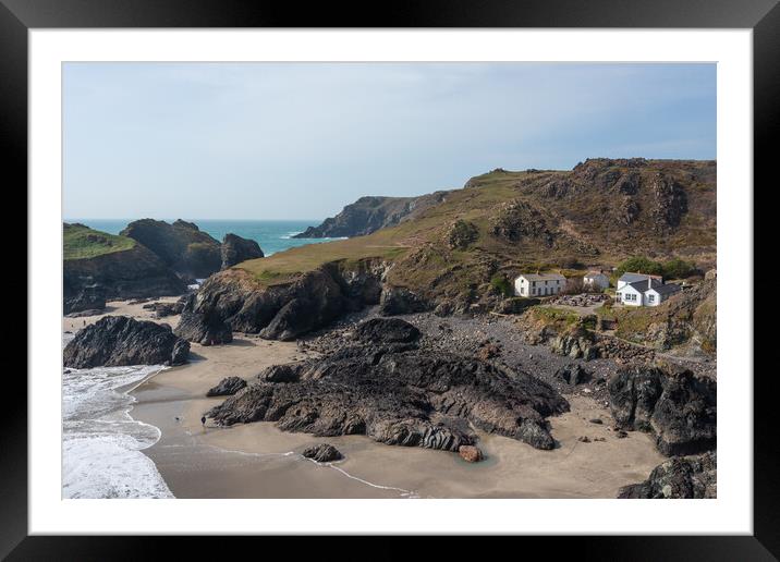 Kynance Cove Framed Mounted Print by Graham Custance
