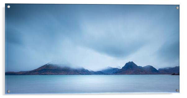 The Cuillin mountain range on the Isle Of Skye Scotland Acrylic by Phil Durkin DPAGB BPE4