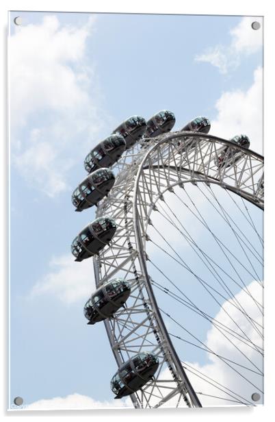 Iconic London Eye Skyline Acrylic by Carnegie 42