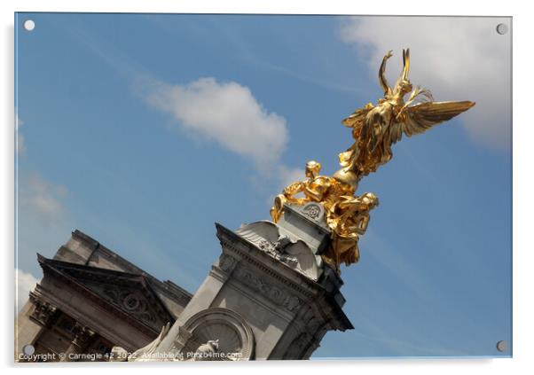 Regal Reverie of Buckingham Palace Acrylic by Carnegie 42
