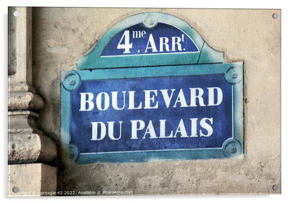 Parisian Charm Exposed Acrylic by Carnegie 42