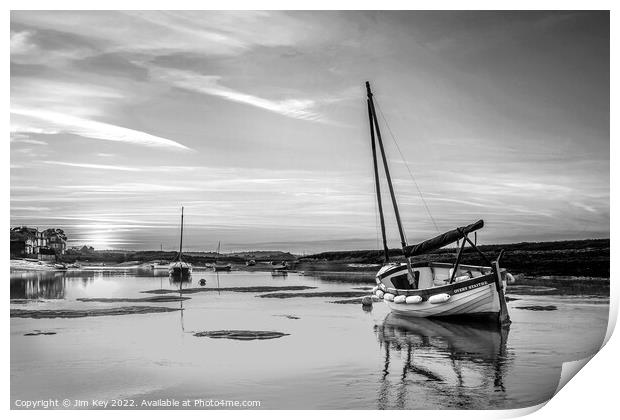 Burnham Overy Staithe Norfolk   Print by Jim Key