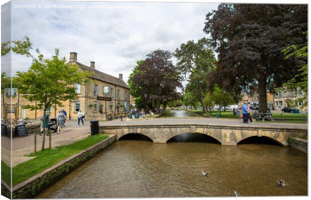 Tranquil Village Idyll Canvas Print by Derek Daniel