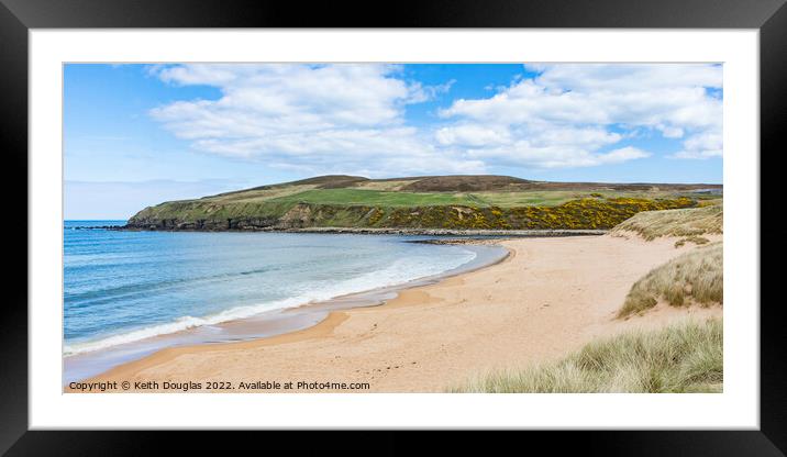 Melvich Bay Framed Mounted Print by Keith Douglas