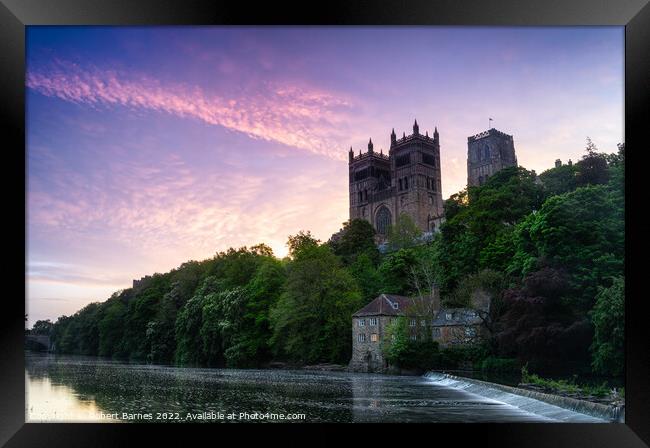 Durham Cathedral at Dawn Framed Print by Lrd Robert Barnes