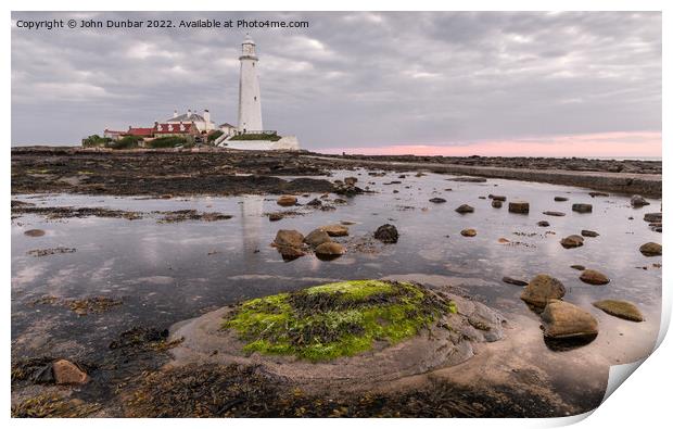 Rock Pools Print by John Dunbar