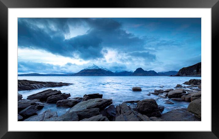 The Cuillin Mountains Isle Of Skye Scotland Framed Mounted Print by Phil Durkin DPAGB BPE4