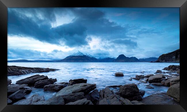 The Cuillin Mountains Isle Of Skye Scotland Framed Print by Phil Durkin DPAGB BPE4