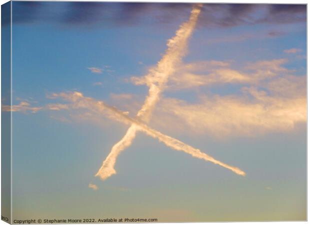 X Marks the spot Canvas Print by Stephanie Moore
