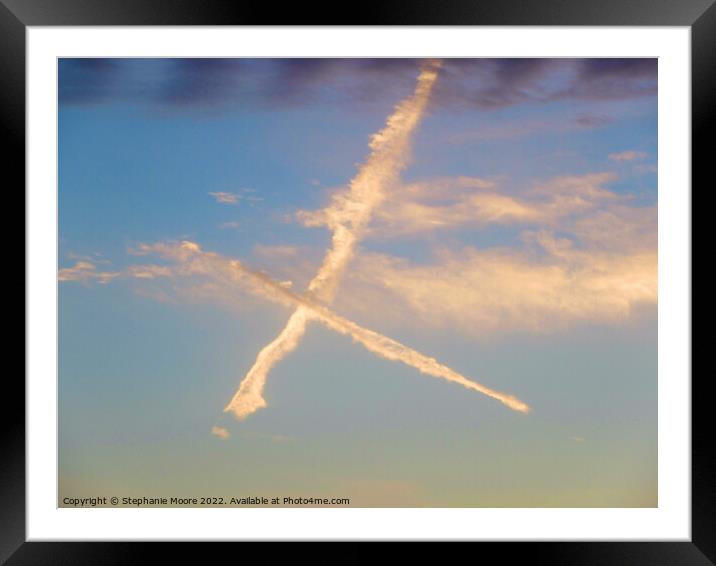 X Marks the spot Framed Mounted Print by Stephanie Moore