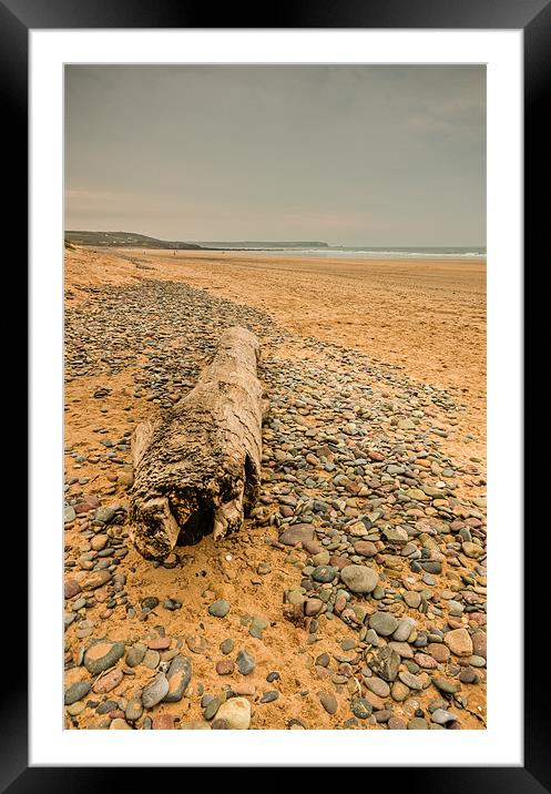 Freshwater West Framed Mounted Print by Steve Purnell