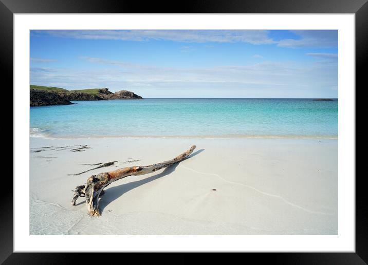    Luskentyre beach Scotland Framed Mounted Print by JC studios LRPS ARPS