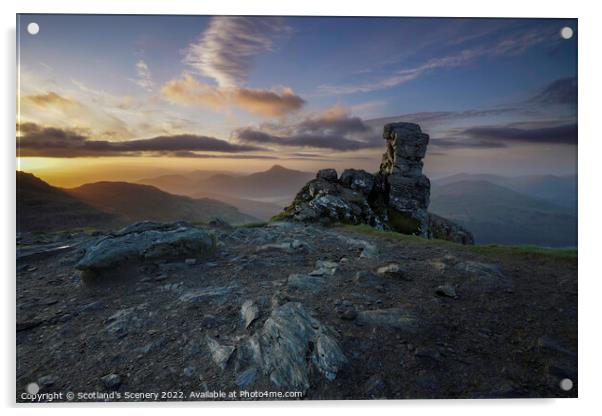 The Cobbler Acrylic by Scotland's Scenery