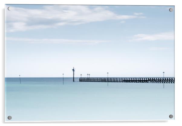 Littlehampton West Beach Pier Acrylic by Mark Jones