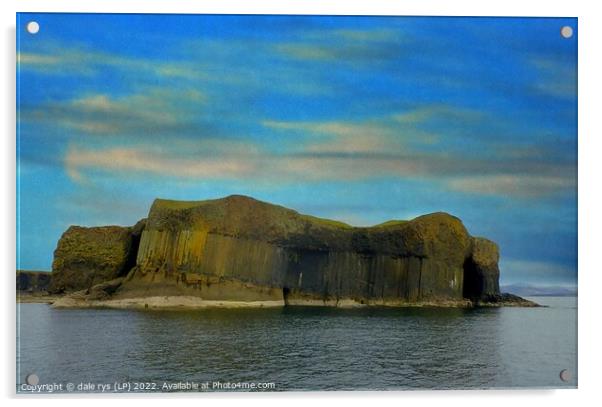 Fingals Cave Staffa isle of staffa argyll and bute Acrylic by dale rys (LP)