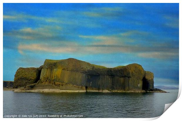 Fingals Cave Staffa isle of staffa argyll and bute Print by dale rys (LP)