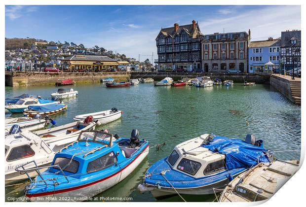 Inner Harbour, Dartmouth Print by Jim Monk