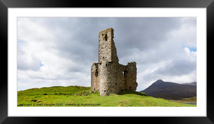 Mystical Ruins of Ardvreck Castle Framed Mounted Print by Keith Douglas