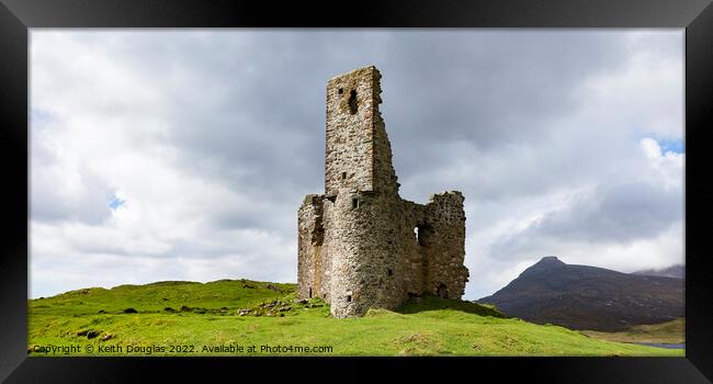 Mystical Ruins of Ardvreck Castle Framed Print by Keith Douglas