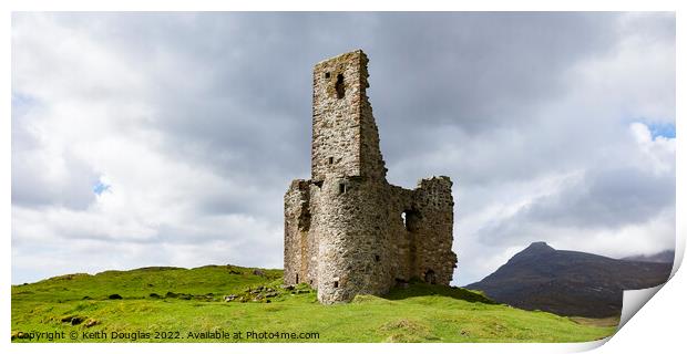 Mystical Ruins of Ardvreck Castle Print by Keith Douglas