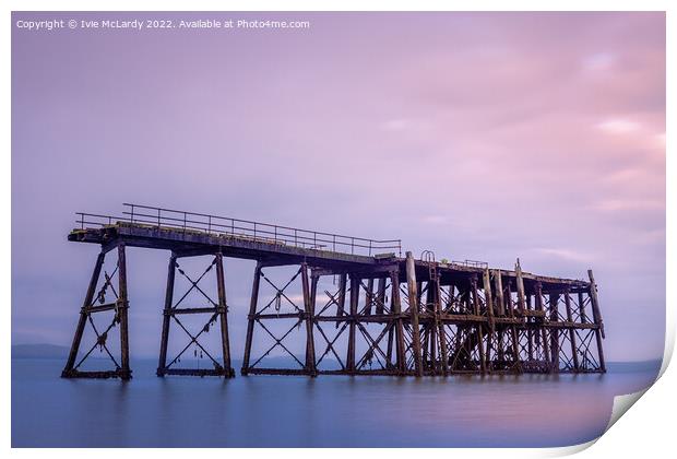 The Old Military Pier  Print by Ivie McLardy