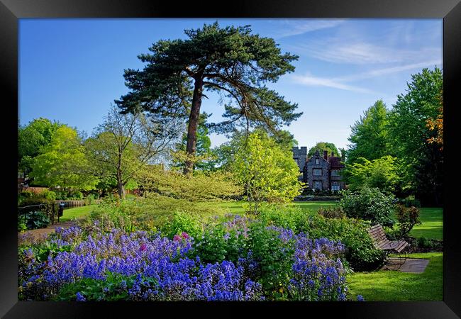 Westgate Gardens and Tower House, Canterbury  Framed Print by Darren Galpin