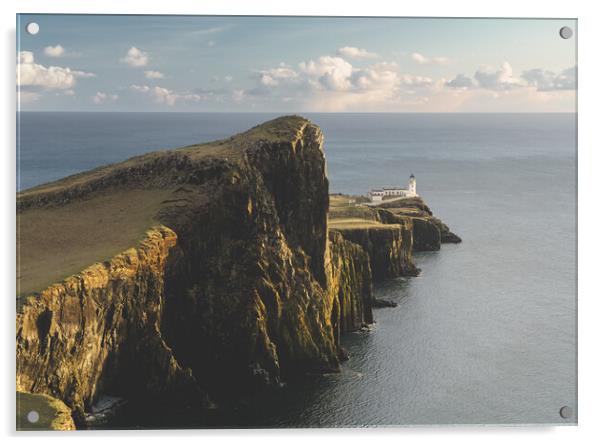 Sunset on Neist Point Acrylic by Anthony McGeever
