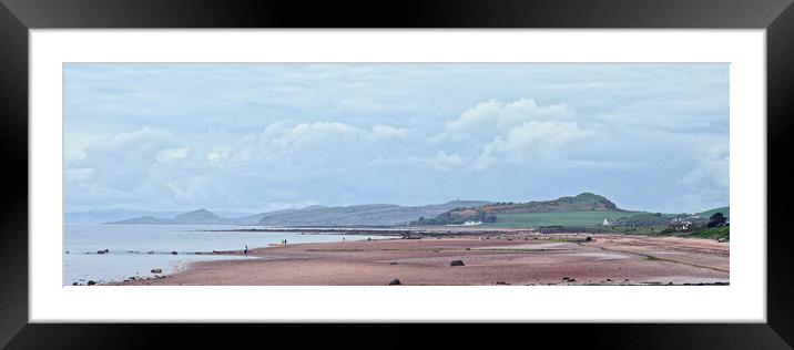 Seamill beach, North Ayrshire, Scotland. Framed Mounted Print by Allan Durward Photography