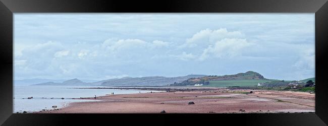Seamill beach, North Ayrshire, Scotland. Framed Print by Allan Durward Photography