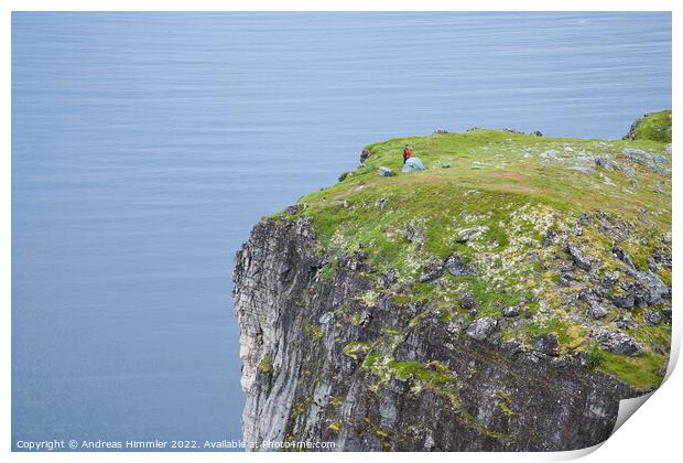 A spot with a view on Senja island (Norway) Print by Andreas Himmler