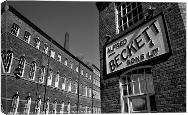 Becket & Sons, Sheffield Canvas Print by Chris Drabble
