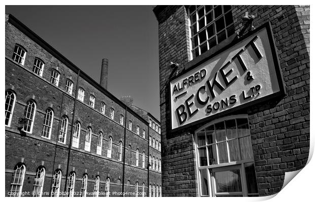 Becket & Sons, Sheffield Print by Chris Drabble